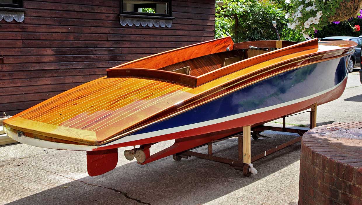 Slipper Launch 'Cherry Pie' during Restoration